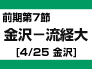 前期第7節：金沢-流経大（4/25　金沢）